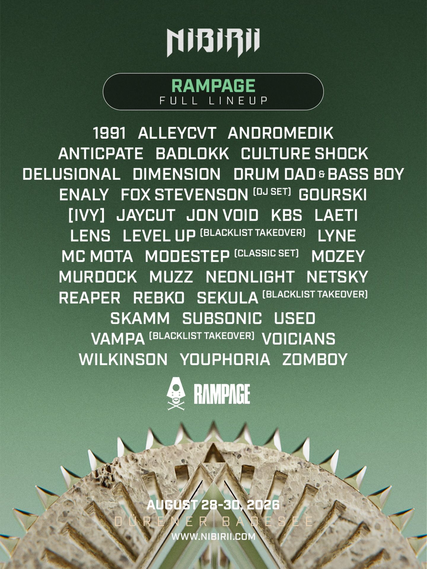 RAMPAGE X NIBIRII