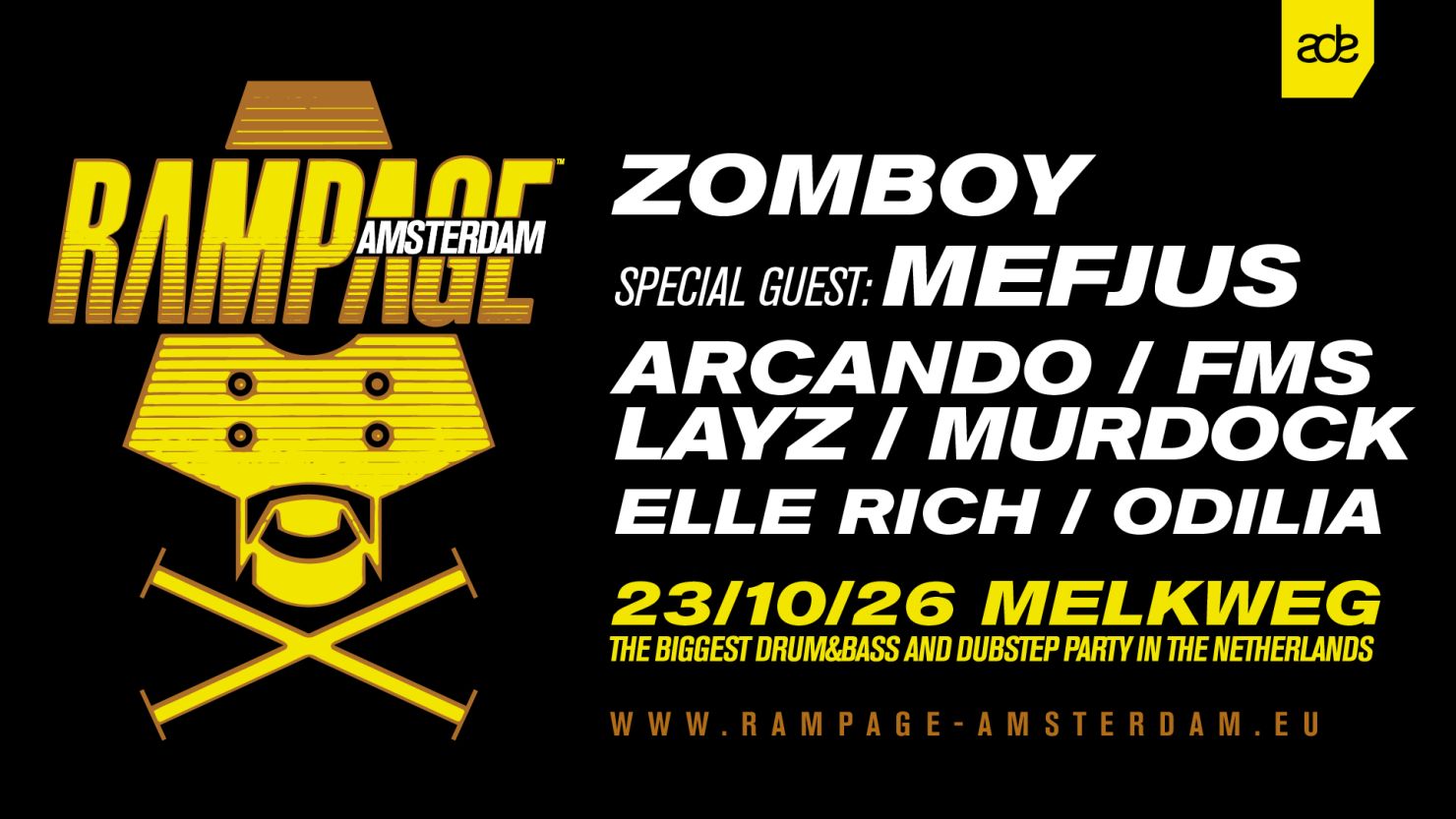 RAMPAGE AMSTERDAM 2026 RAMPAGE AMSTERDAM 2026