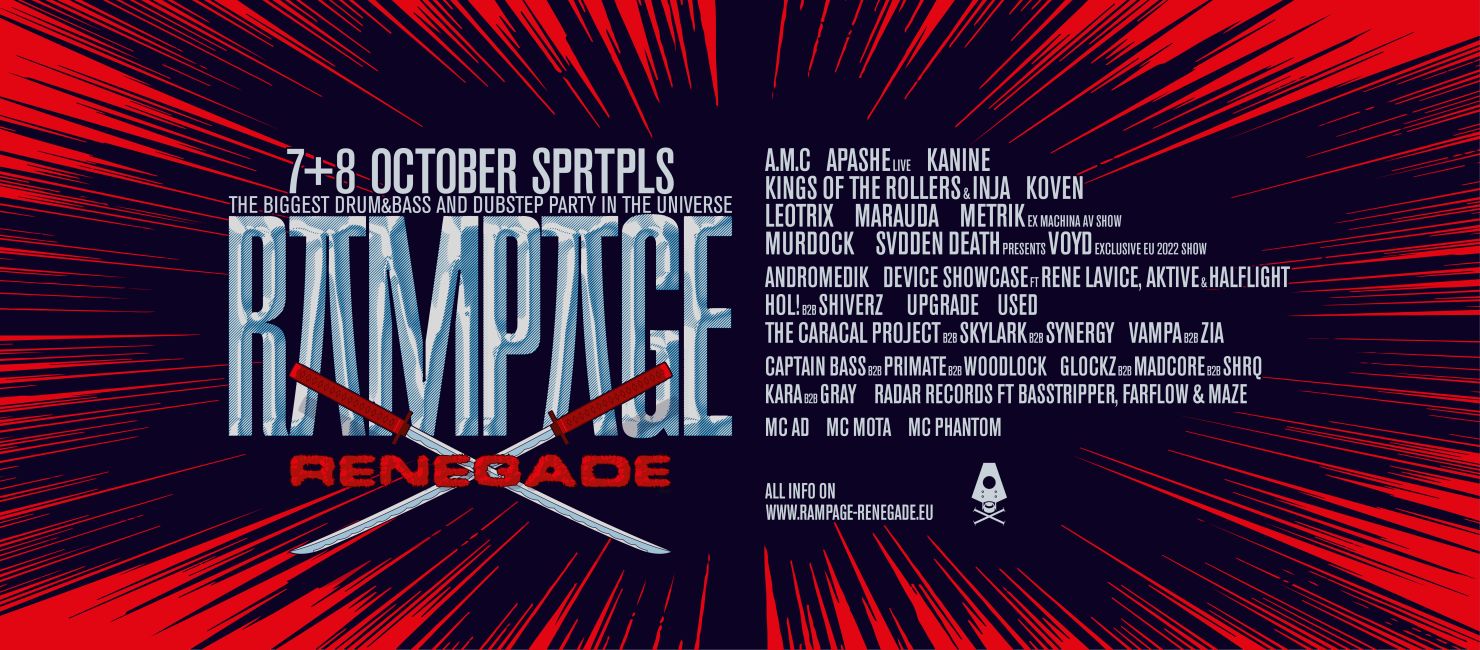 Rampage Renegade Line-up!!