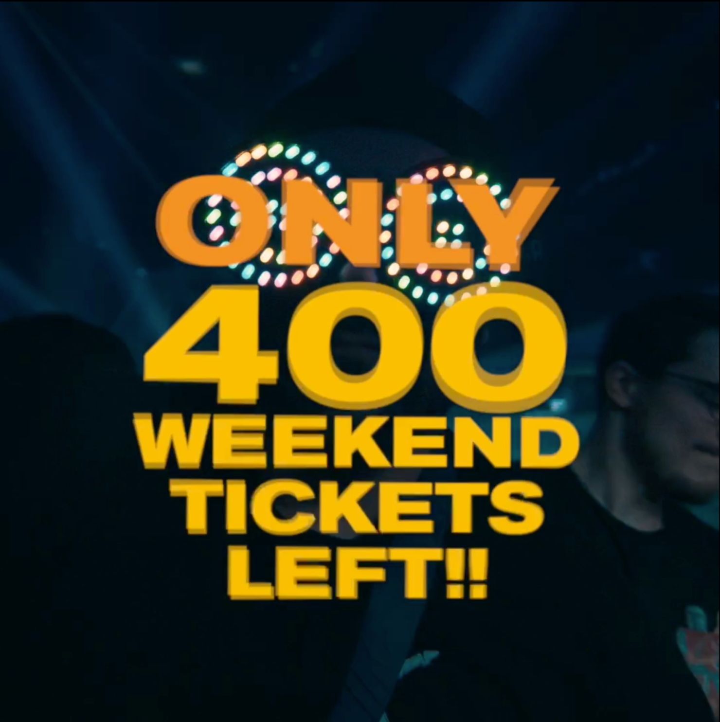 Ony 400 Weekend Tickets Left!!!