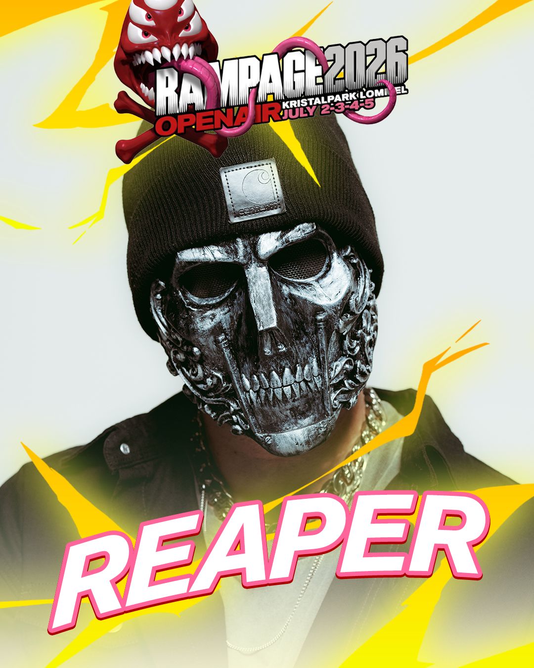 REAPER CONFIRMED FOR RAMPAGE OPEN AIR