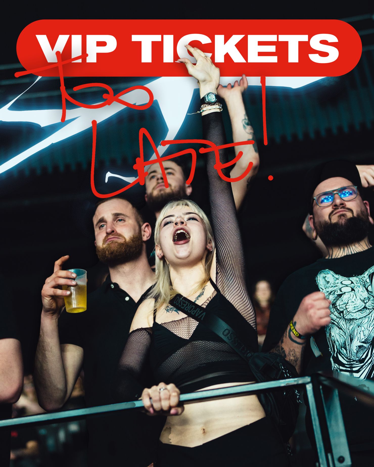 VIP TICKETS SOLD OUT FOR RAMPAGE WEEKEND