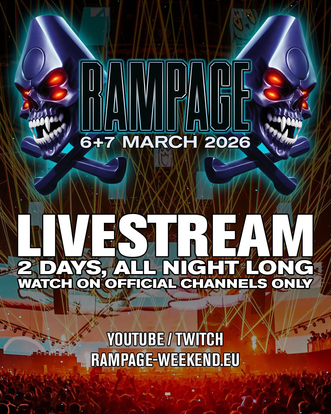 LIVESTREAM AT RAMPAGE WEEKEND