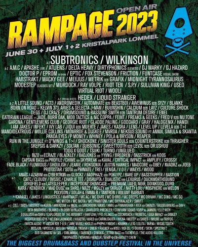RAMPAGE OPEN AIR FULL LINE UP