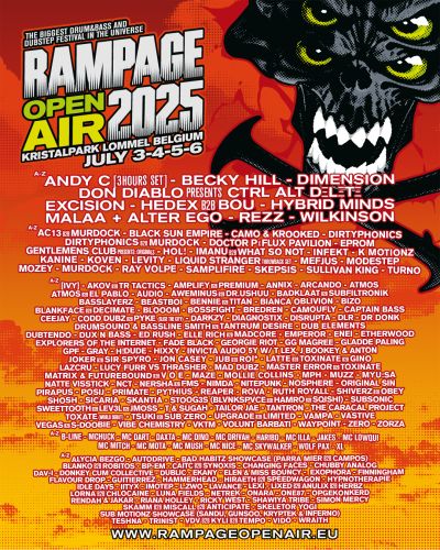 FULL LINE UP - RAMPAGE OPEN AIR 2025