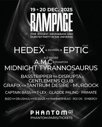 FULL LINE-UP FOR RAMPAGE ROADSHOW: PARIS FULL LINE-UP FOR RAMPAGE ROADSHOW: PARIS